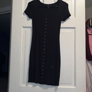 Forever 21 button mini dress